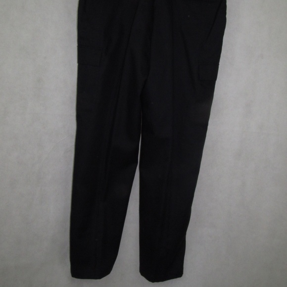 Claiborne Cargo Pants Size L Black Draw String - Picture 5 of 5